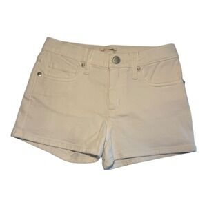 Crewcuts White Denim Shorts‎ Kids Size 8 Girls Casual Summer Everyday